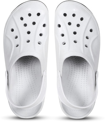 LR Comfort Choice Stylish Comfortable Lightweight Regular Wear For Clogs Men Clogs(White , 7)