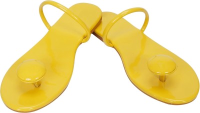 Miss Universe Women Slippers(Yellow , 7)