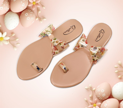 M Point Women Flats(Beige , 7)