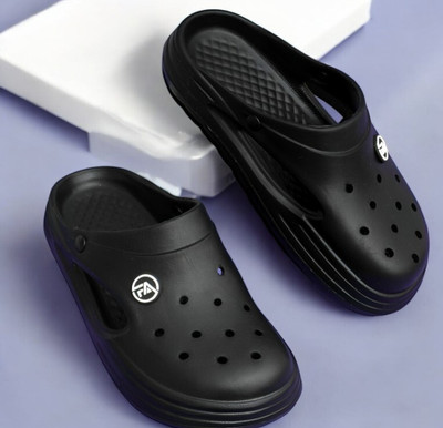 jasvi Men Clogs(Black , 11)