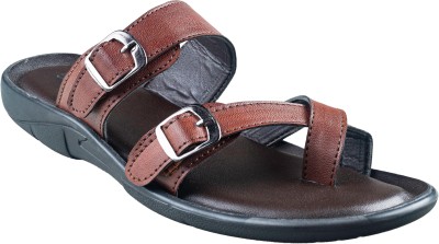 Titas Men Sandals(Tan, Brown , 6)