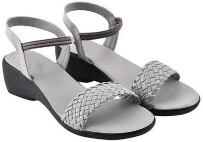 Be Found Women Heels(Grey , 4)