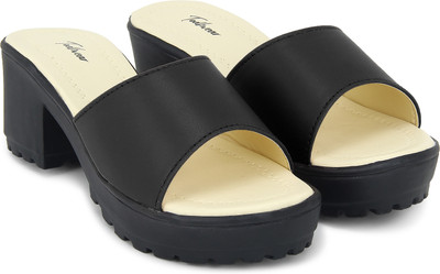 Todhwear Women Heels(Black , 6)