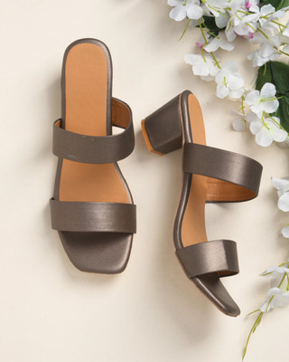 faishstar Women Heels(Grey , 7)