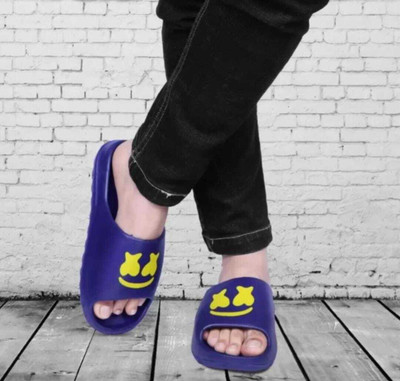 GIGANTIC Men Slides(Blue , 10)
