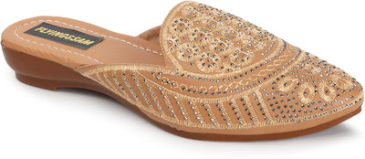 FLYING&SAM Women Bellies(Brown , 8)