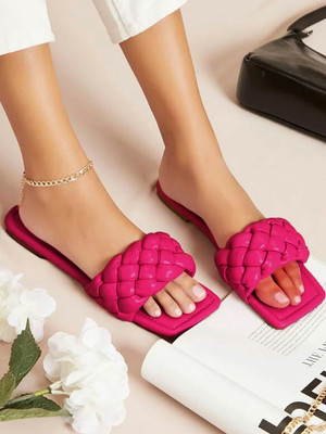 Stylestry Women Flats(Pink , 4)