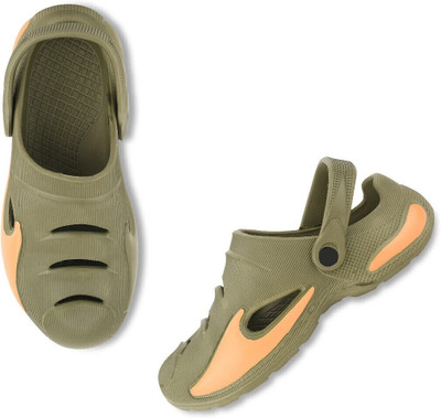 QARADON Men Clogs(Green , 10)