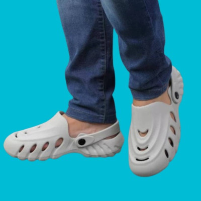 Men Grey Clogs