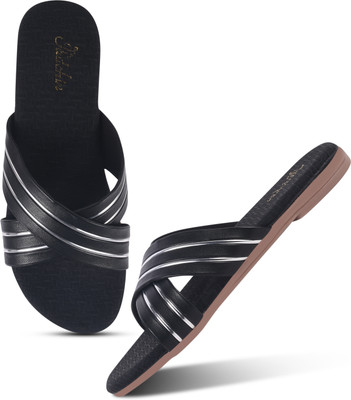 Padchin Women Flats(Black , 6)