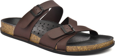 WALKWISE Men Sandals(Brown , 9)