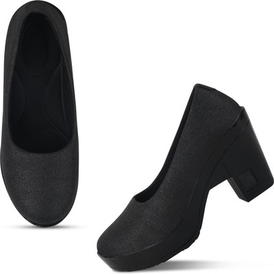 KOMOPT Women Bellies(Black , 8)