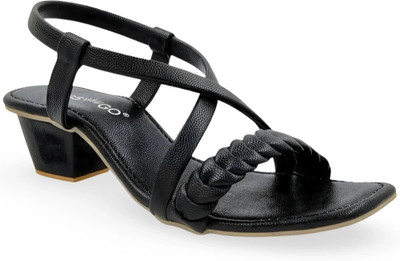 legsgo Women Heels(Black , 11)