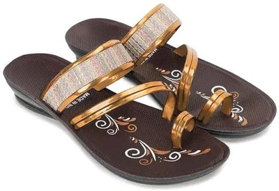 Women Gold Flats