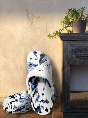 Men White Clogs