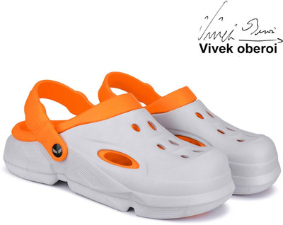 BERSACHE Men Wedges(Orange , 10)