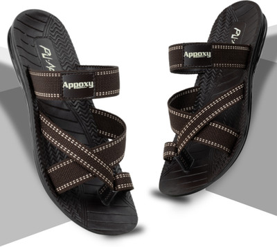 Appoxy Men Flats(Black , 10)