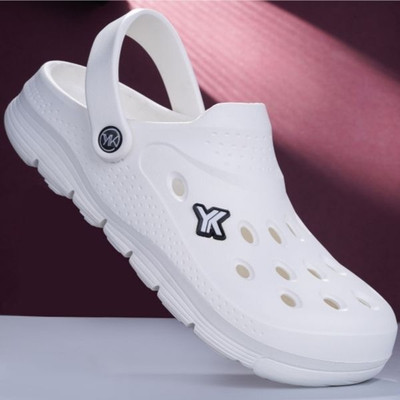 Yokai Men Clogs(White , 8)