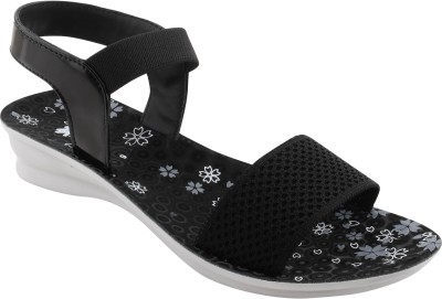 ASRON Women Flats(Black , 8)