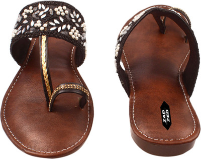 house of common Women Flats(Black , 8)