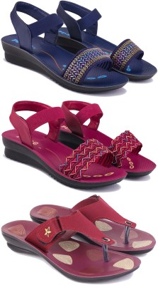 Pennen Women Flats(Maroon , 5)