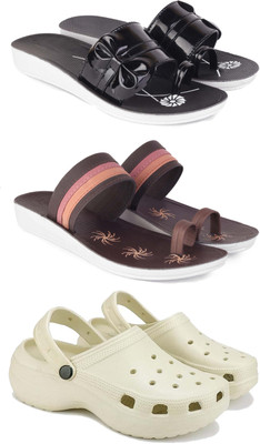 DRACKFOOT Women Flats(Beige , 6)