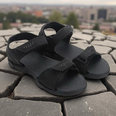 ventus Men Sandals(Black , 6)