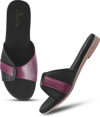 Padchin Women Flats(Black , 7)