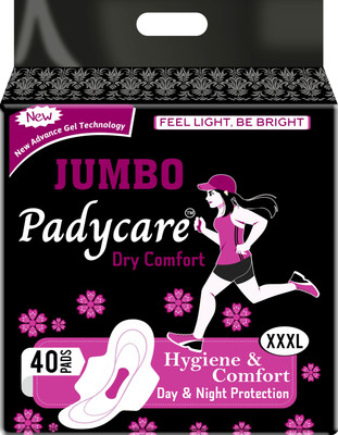Padycare Jumbo Maxi Leak Proof Sanitary Pad(Pack of 40)
