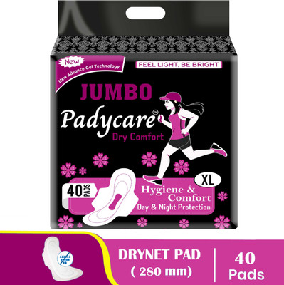 Padycare Super Soft Dry feel Xl Size(280mm) Sanitary Pad(Pack of 40)