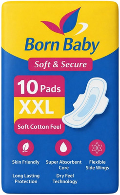 BORN BABY Premium Jumbo Heavy Flow Sanitary Pad(Pack of 40)