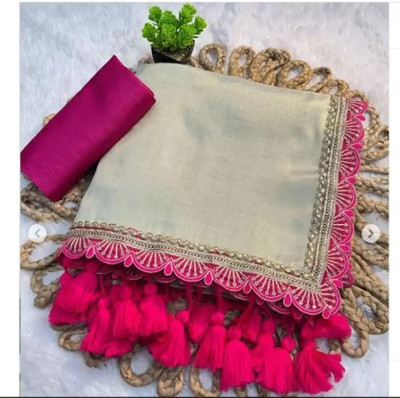 kaushal textiles Self Design Bollywood Georgette Saree(Pink)