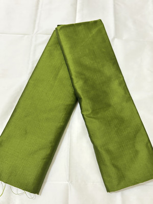 SHOPEEZY TEX FAB Solid/Plain Banarasi Polyester Saree(Green)