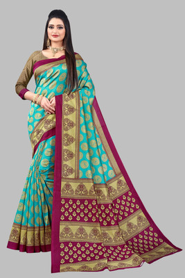Priyashi Self Design Bollywood Art Silk Saree(Light Green)