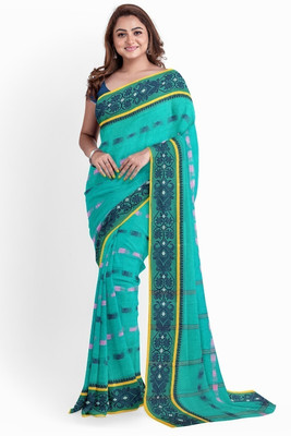 Sayak Creation Printed Bandhani Polyester Saree(Light Blue)
