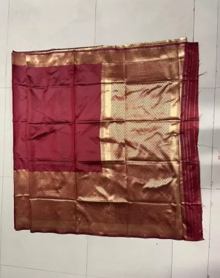 SWAMI STUDIO Self Design Bollywood Jacquard Saree(Maroon)