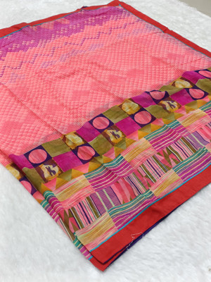 Classy Foriever Printed, Woven Daily Wear Georgette Saree(Multicolor)