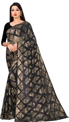 Julee Embellished Bollywood Georgette Saree(Pack of 2, Gold)