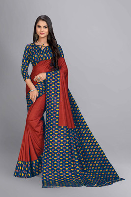 Vimla Printed Daily Wear Art Silk Saree(Maroon)