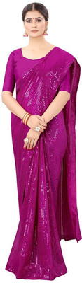 siddharth textiles Embellished Bollywood Georgette Saree(Magenta)