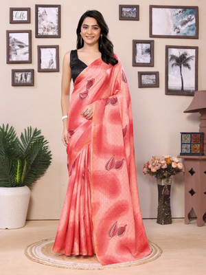 GOLDOLL FAB Digital Print Daily Wear Pure Silk Saree(Cream)
