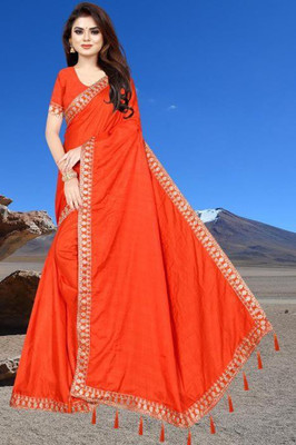 PMW Self Design Banarasi Pure Silk Saree(Multicolor)