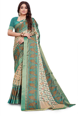 S.R.TEXTILES Embroidered Bandhani Art Silk Saree(Multicolor)