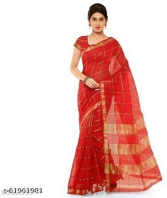 Saadhvi Printed Bollywood Art Silk Saree(Red)