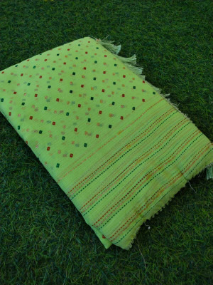 v.divyanshi & co. Printed Bandhani Georgette Saree(Green)