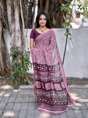 S.R.TEXTILES Self Design, Printed Daily Wear Georgette Saree(Multicolor)