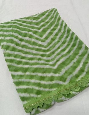 AARTI SELECTION Printed Bandhani Georgette Saree(Multicolor)