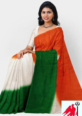 RAJ DARBAR Digital Print Bollywood Crepe Saree(Multicolor)
