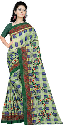 nirmal creation Printed Daily Wear Georgette Saree(Pink)