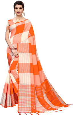 Gugaliya Solid/Plain Daily Wear Cotton Silk Saree(Multicolor)